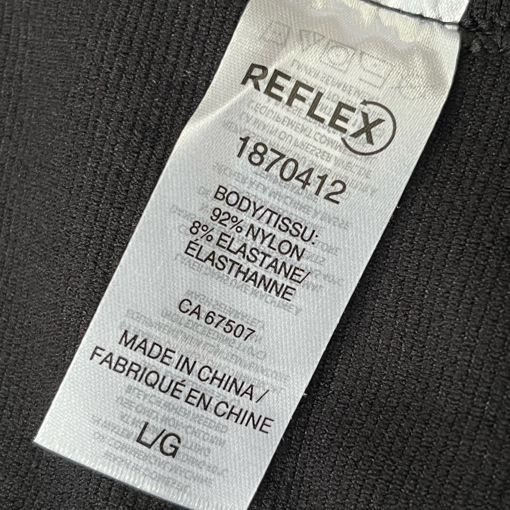 🌸2/$12🌸 Reflex Ribbed Racerback Tank Black Size Large - Picture 5 of 6
